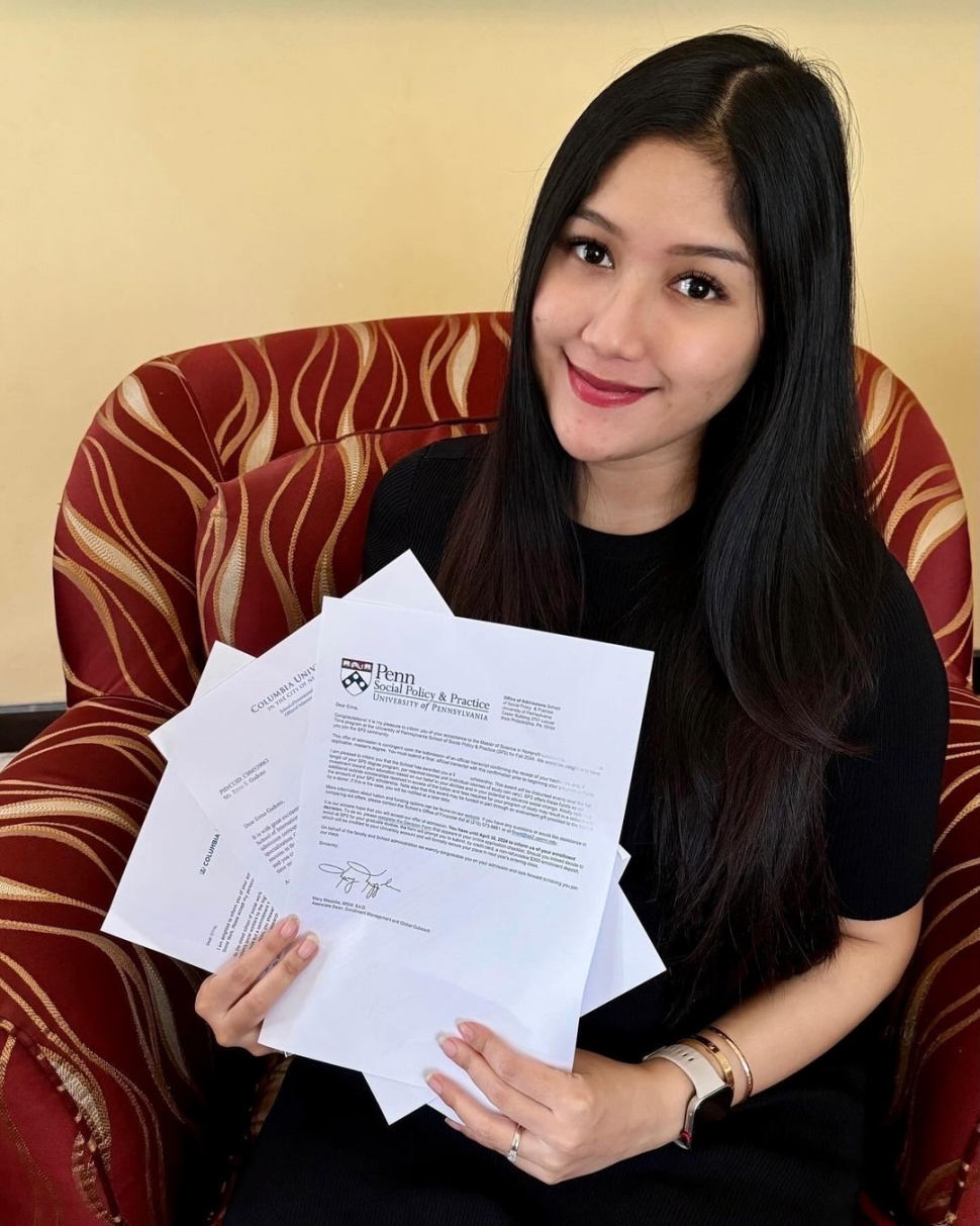 Erina Gudono dapat beasiswa S2 di Amerika [instagram/@erinagudono]