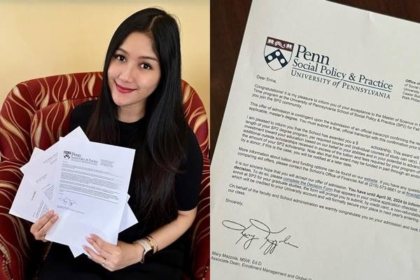 Erina Gudono diterima di University of Pennsylvania (Instagram/erinagudono)