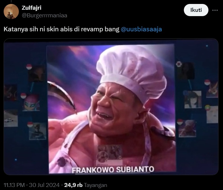 PP Mobile Legends lucu. (x/Burgerrrmaniaa)