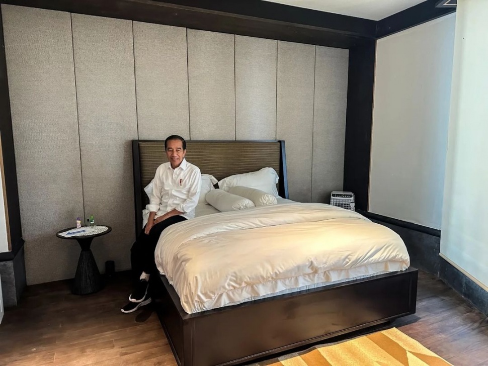 Potret ruang kerja dan kamar Presiden di IKN [Instagram/@jokowi]