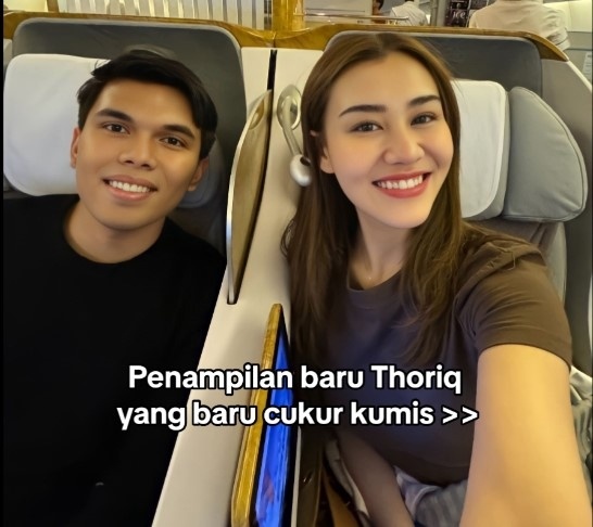 Thariq Halilintar dan Aaliyah (TikTok)