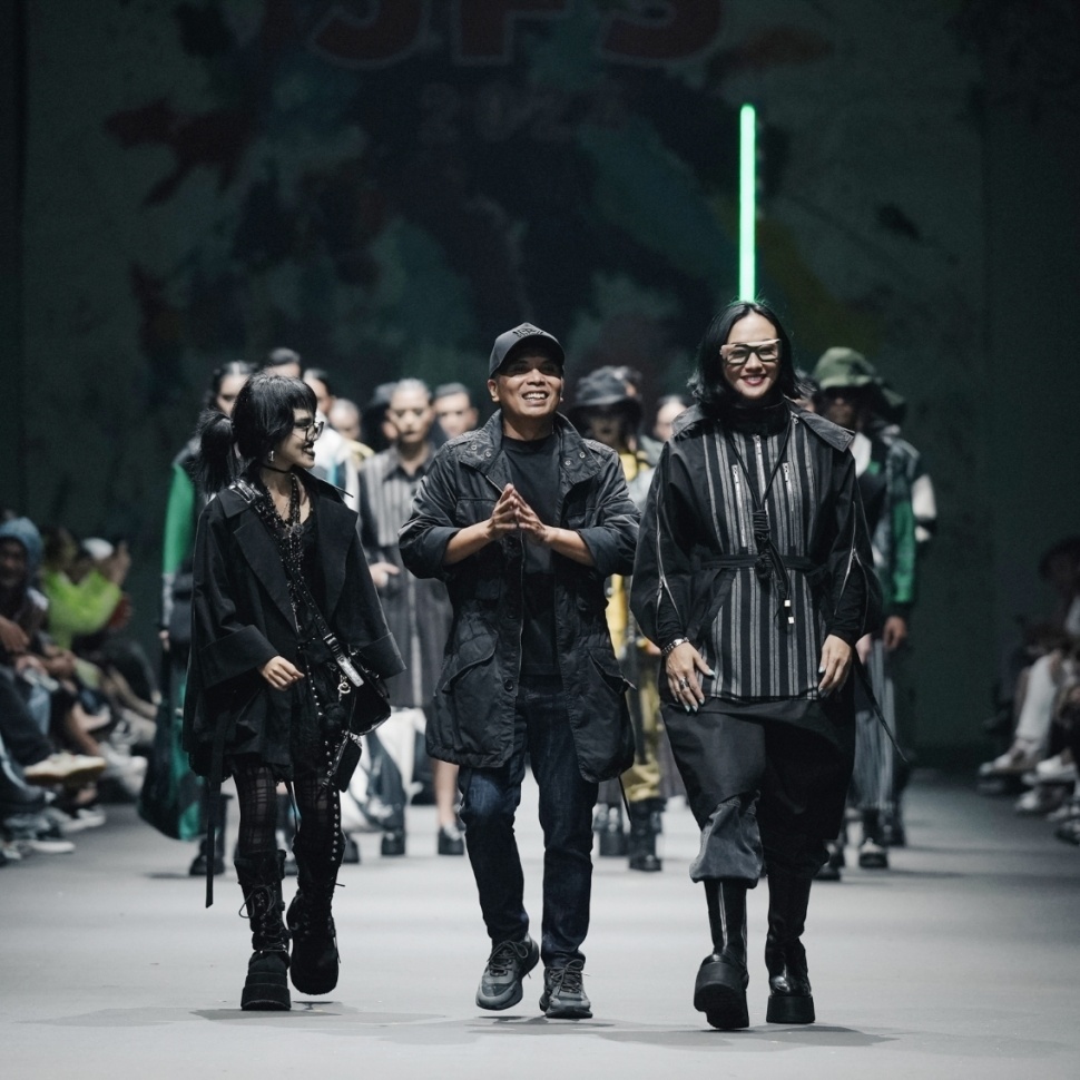 Desainer Sofie Padukan Lurik dengan Gaya Streetwear Rebel dan Gothic di JF3 2024 (Dok. JF3)