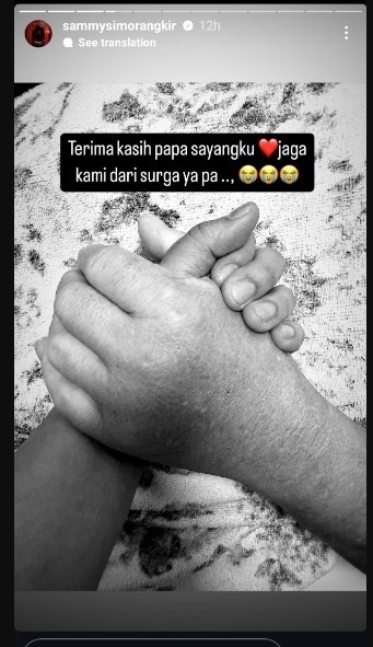 Unggahan Sammy Simorangkir [Instagram/@sammysimorangkir]