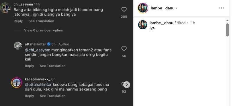 unggahan Atta Halilintar soal motif ungkit isu Vanessa Angel hamil di luar nikah (Instagram/@lambe__danu)