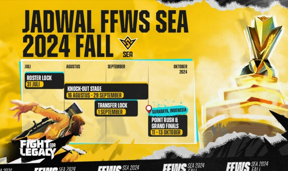 FFWS SEA 2024 Fall Segera Dimulai, Turnamen eSports Dengan Hadiah Miliaran