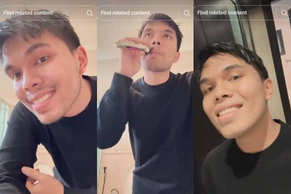 Thariq Halilintar prank Aaliyah Massaid (TikTok/@thoriqhal)