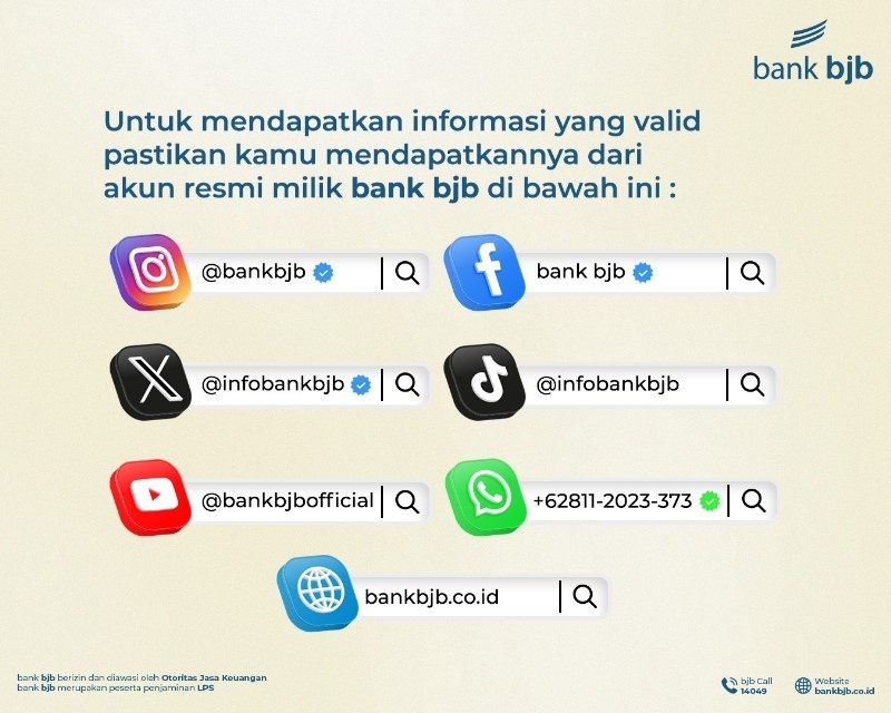 Imbauan dari bank bjb. (Dok: bjb)