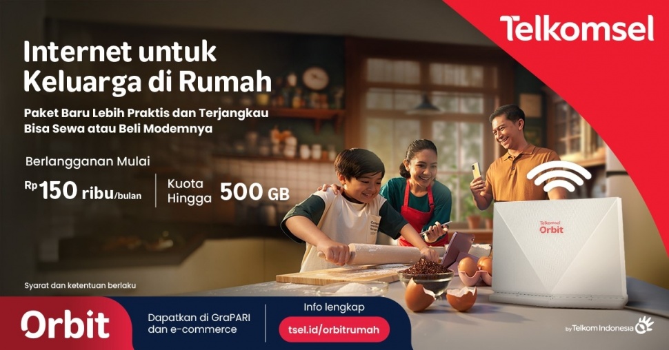 Promo Internet Orbit Telkomsel. (Dok: Telkomsel Orbit)