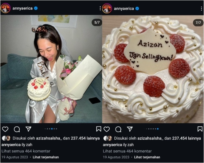 Azizah Salsha sudah diperingatkan teman-temannya (Instagram)