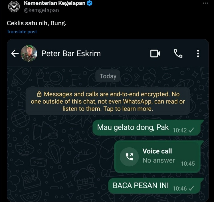 Meme Peter buatan netizen. (X)