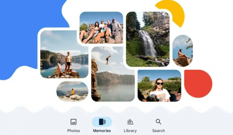 Fitur Memories pada Google Photos. (Google)