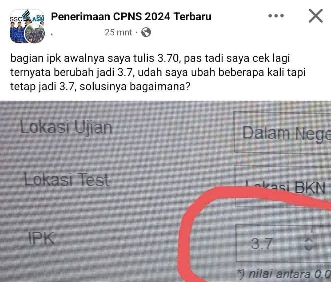 Curhatan CPNS IPK 3,7 yang viral dan trending di X (X)