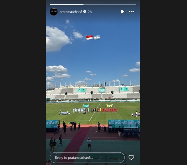 Postingan Pratama Arhan di Instagram (Instagram)