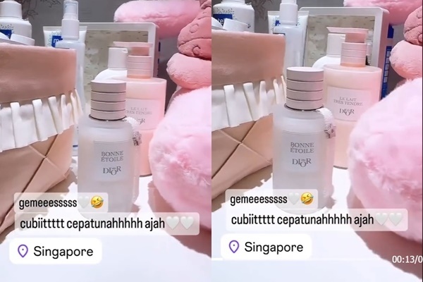 Skincare milik Princess R bayi Syahrini (TikTok)