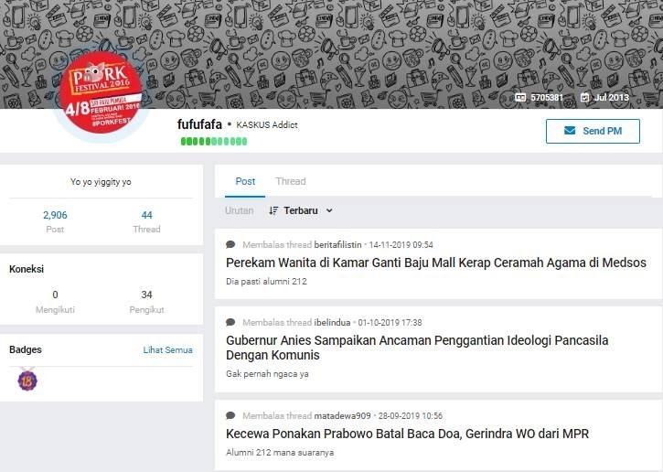 Temuan akun Kaskus diduga milik Gibran Rakabuming Raka (dok. Tangkapan Layar Kaskus)