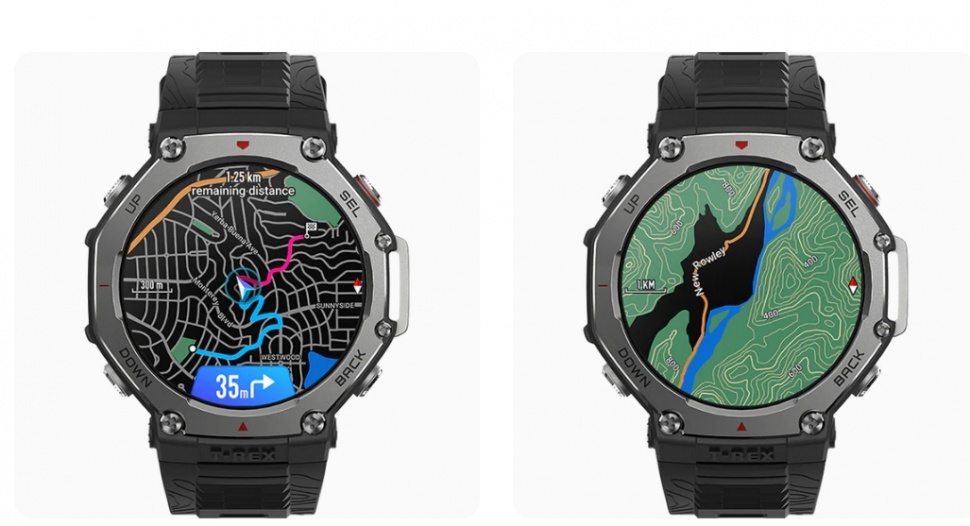 Amazfit T-Rex 3 mendukung map offline. (Amazfit)