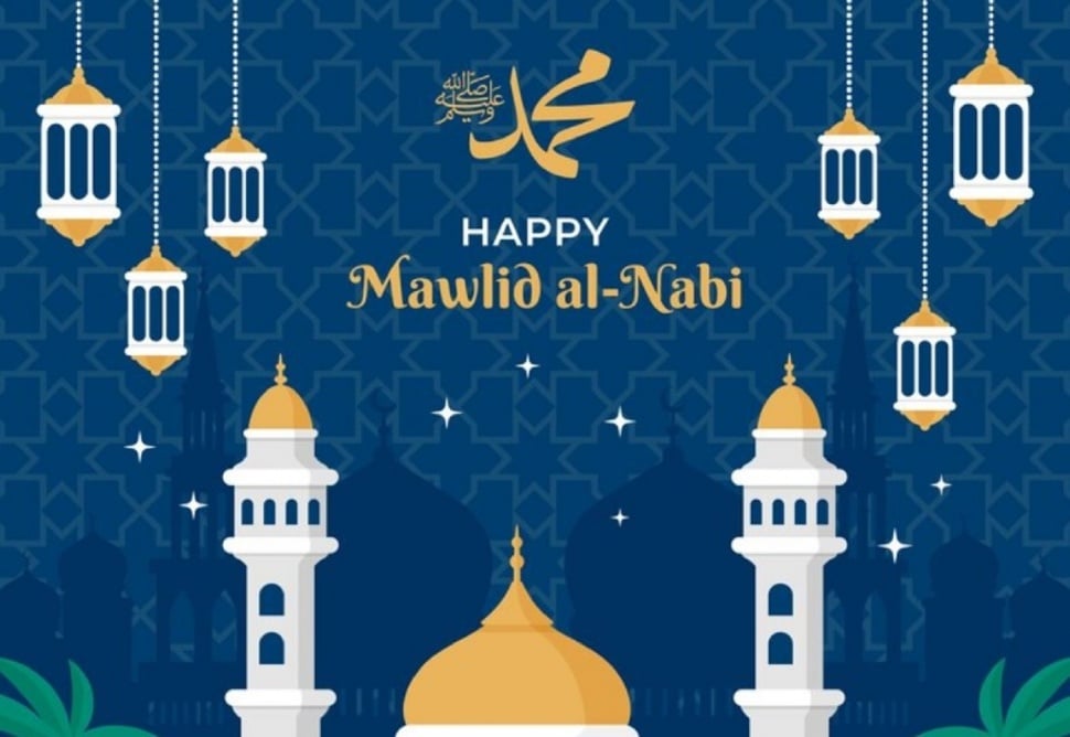 Poster maulid nabi (freepik)