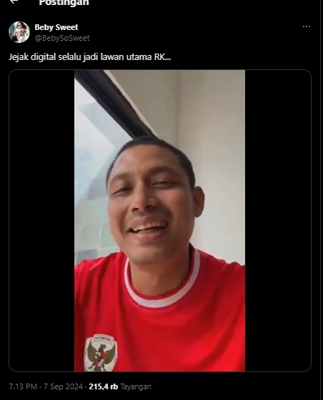 Video pria kuliti janji Ridwan Kamil soal uang Rp200 juta bagi RW se-Jakarta. (tangkapan layar/ist)