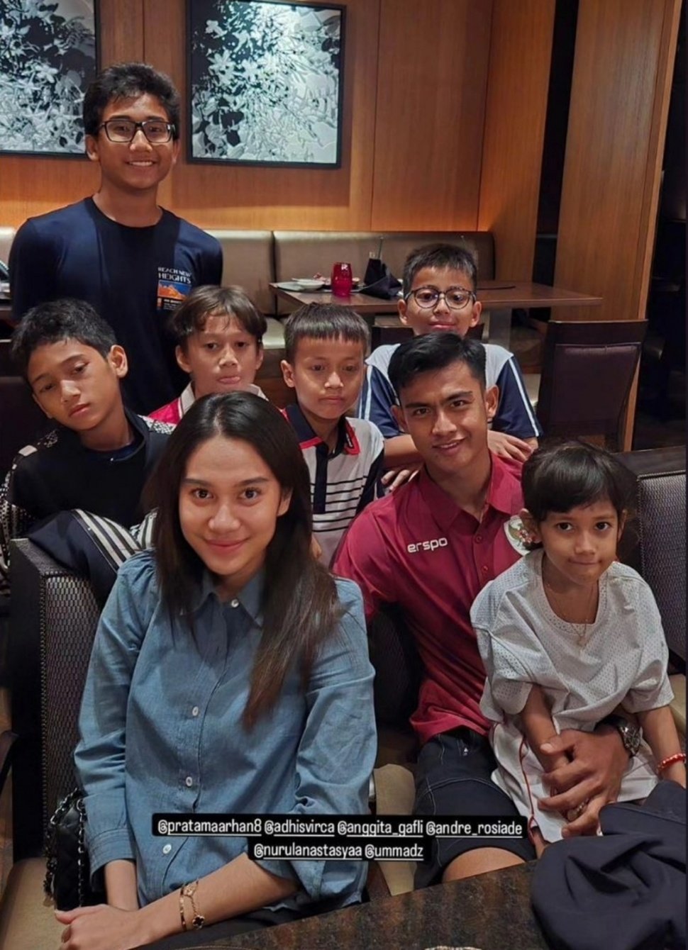 Azizah Salsha dan Pratama Arhan Bertemu Usai Laga Timnas Lawan Australia (Instagram)