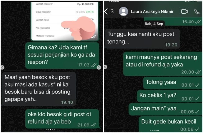 Lolly diduga kembali menipu endorsement (Instagram)