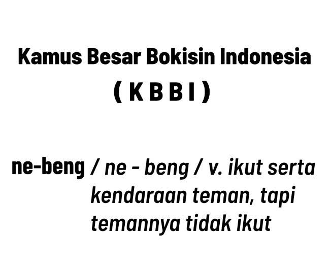 Unggahan Iwa K yang memplesetkan istilah nebeng diduga menyindir ucapan Kaesang soal penggunaan pesawat jet pribadi. (tangkapan layar/X)