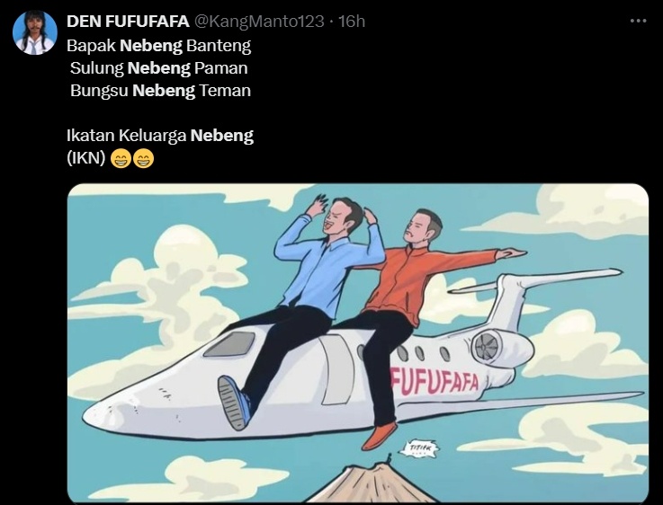 Sampai Trending, Netizen Buat Meme Kaesang 'Nebeng' Teman