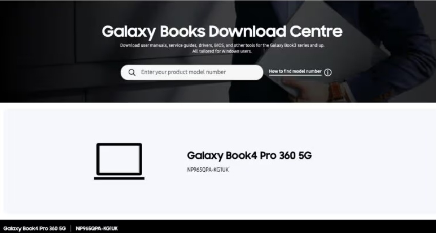 Samsung Galaxy Book4 Pro 360 5G terdaftar di situs resmi. (Samsung)