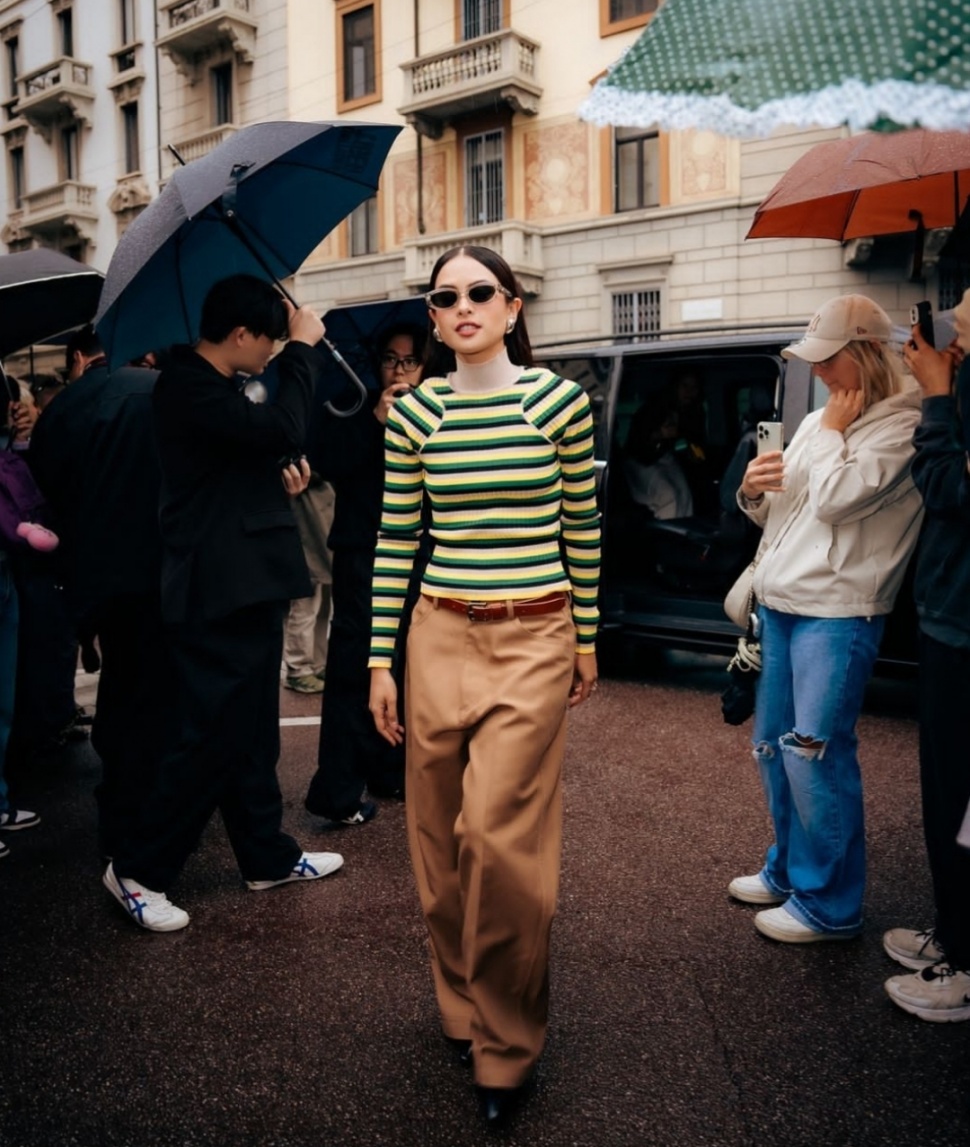 Potret Kece Maudy Ayunda di Milan Fashion Week (Instagram)