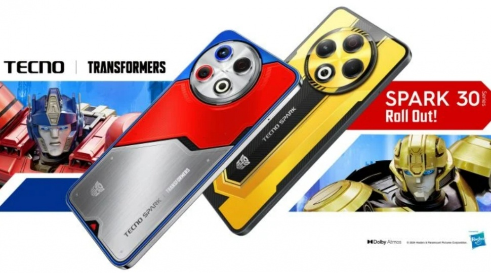 Tecno Spark 30 series Edisi Transformers. (Tecno)