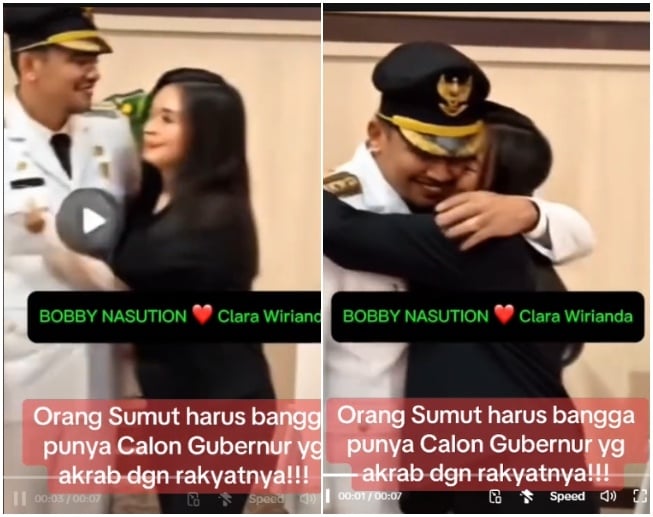 Bobby Nasution dan Clara Widianda (TikTok)