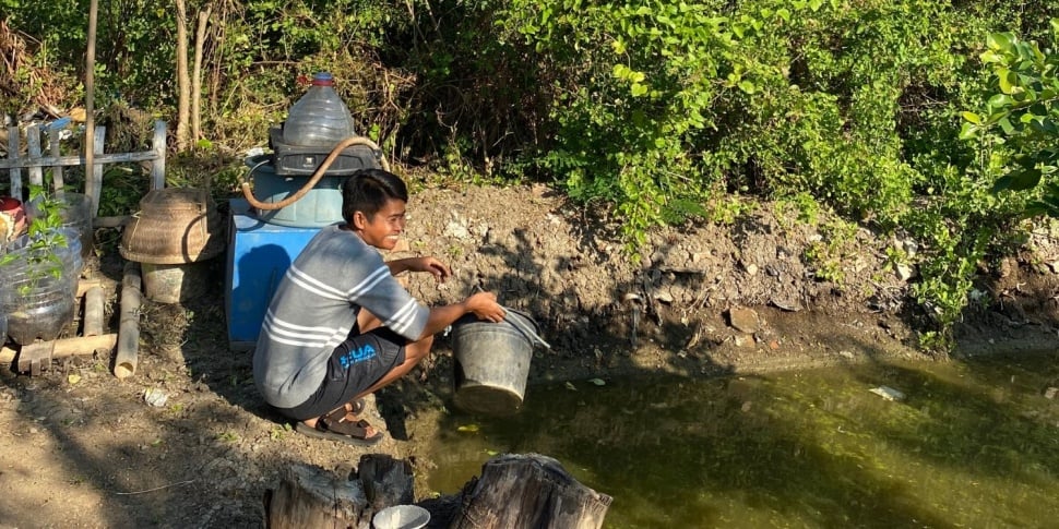 Sopyah Supriyatin, perempuan asal Indramayu yang menafkahi keluarga dengan menjadi kuli bangunan, kini menjadi Brand Ambassador produk kecantikan milik Shandy Purnamasari. (Foto: Istimewa)