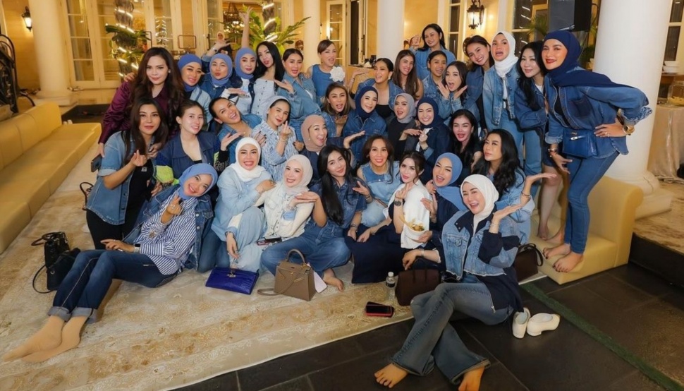 Pesta Ulang Tahun Erin Taulany Serba Denim (Instagram)