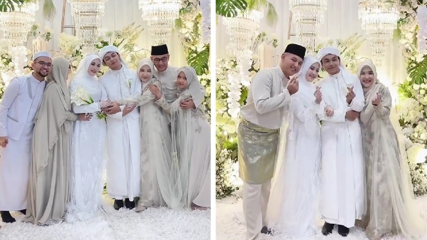 Pernikahan Gus Zizan dan Kamila Asy Syifa. (Instagram/@bunda_aliyya)