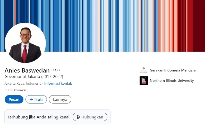 LinkedIn Anies Baswedan (dok. LinkedIn/Anies Baswedan)