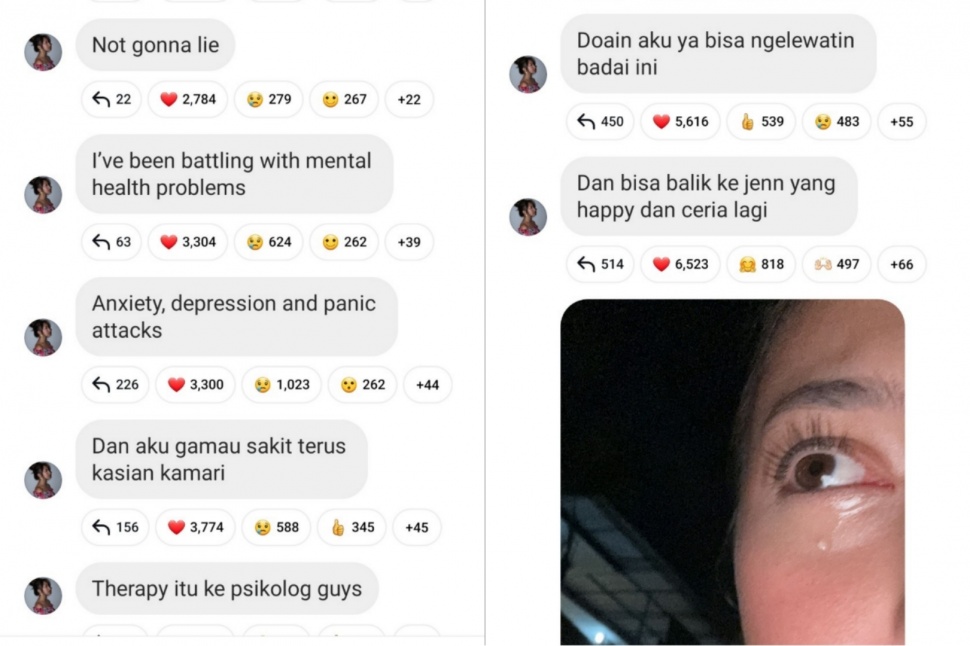 Jennifer Coppen Ungkap Miliki Masalah Mental (Instagram)