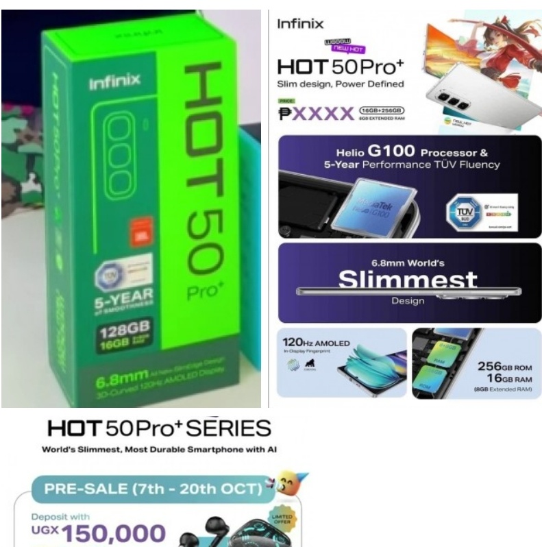 Teaser Infinix Hot 50 Pro Plus. (GSMArena)