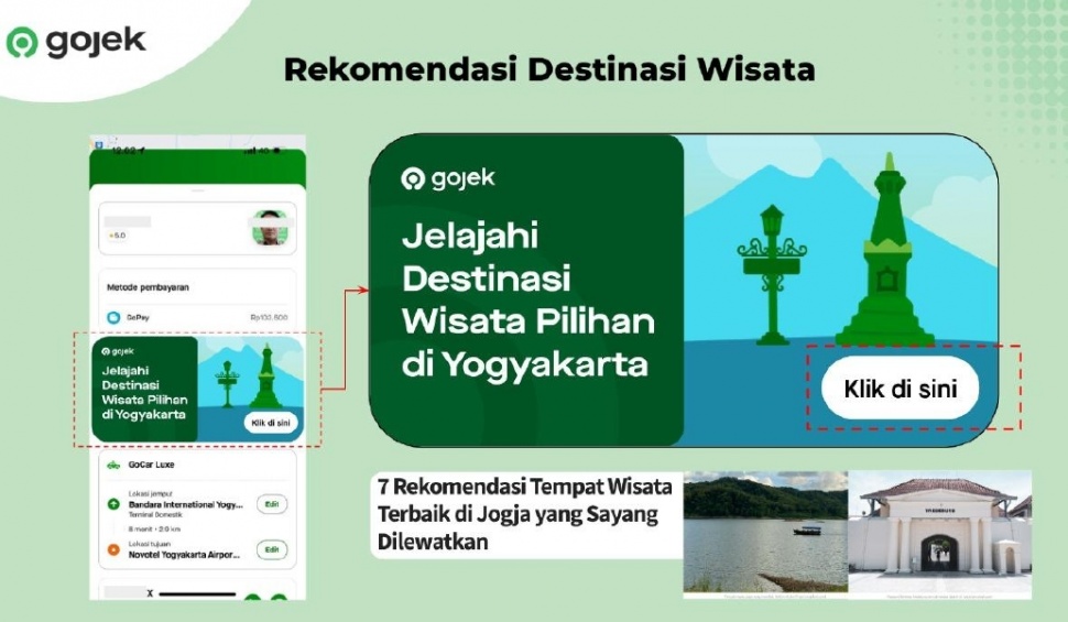 Fitur khusus di aplikasi Gojek. (ist)