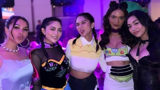 Rachel Vennya di ultah Azizah Salsha (Instagram)