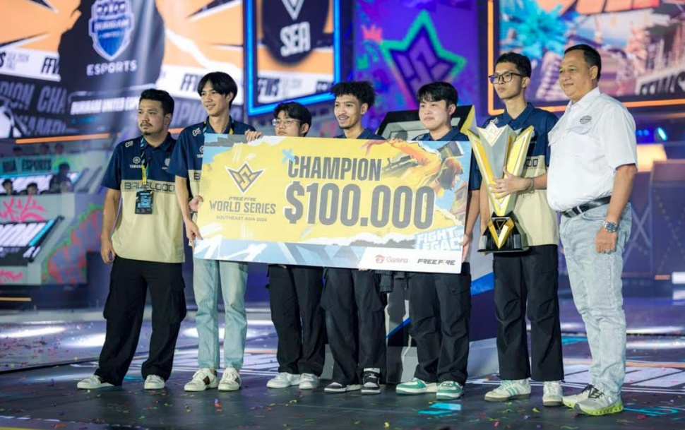 Buriram United Esports Juara Grand Finals FFWS SEA 2024 Fall. (ist)