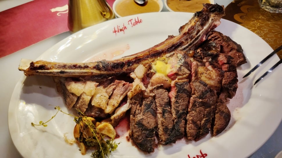 Menu Tomahawk di High Table SCBD (Suara.com/Dinda Rachmawati)