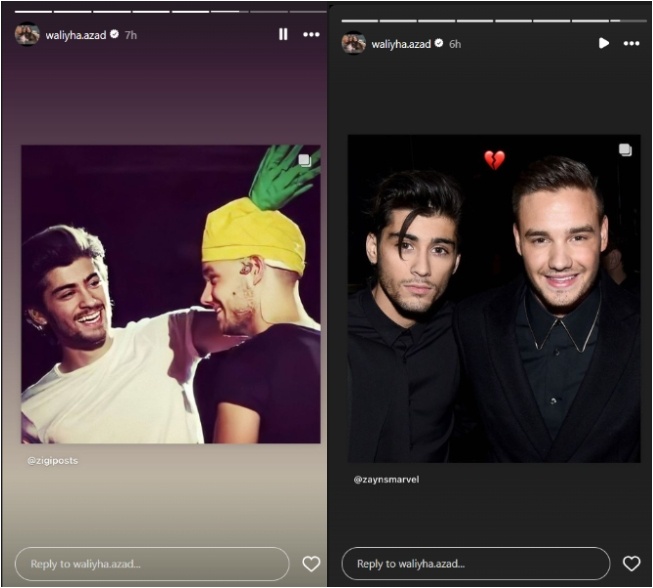 Zayn Malik dan Liam Payne (Instagram)