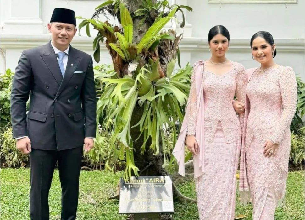 Pesona Istri Menteri, AHY dan Annisa Pohan di Pelantikan (Instagram)