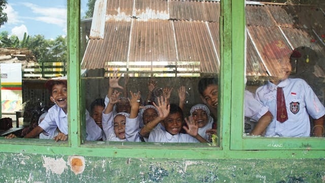 Ilustrasi siswa sekolah dasar di 3T Indonesia (Pexels/muallim nur)