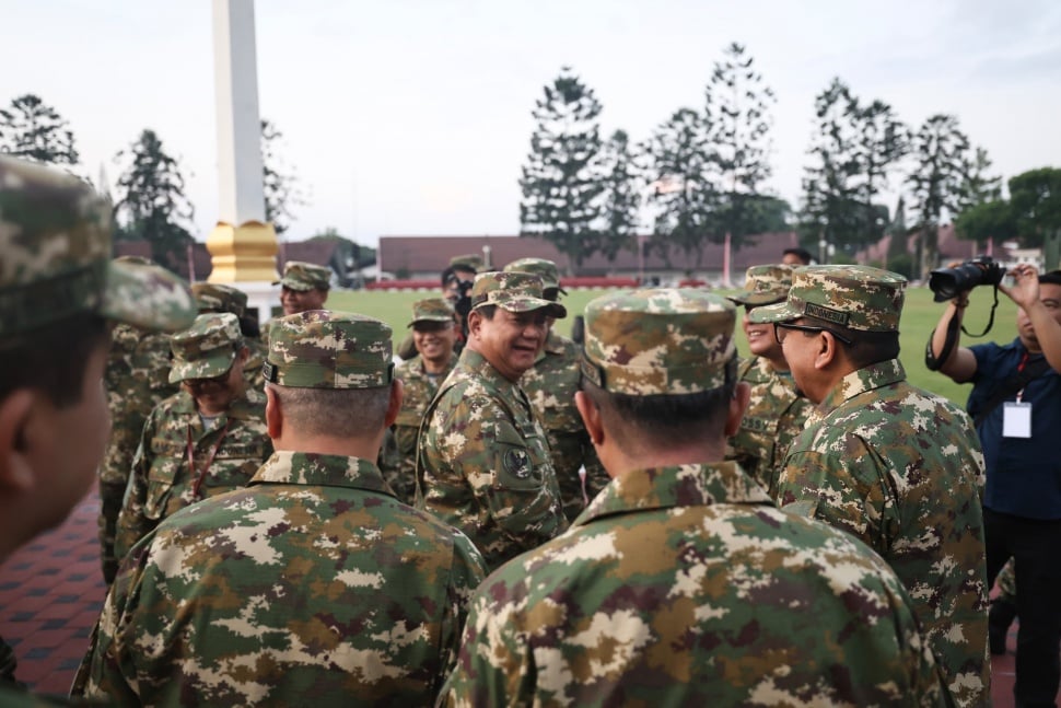 Corak Militer di Awal Pemerintahan Prabowo Subianto
