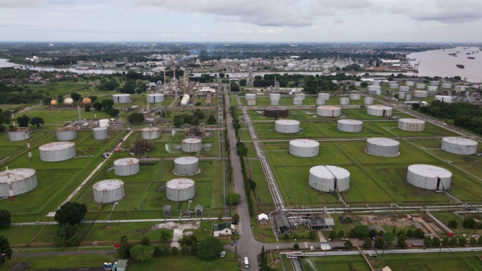 Kilang Pertamina Internasional Plaju di Palembang, Sumatera Selatan [dok Pertamina]