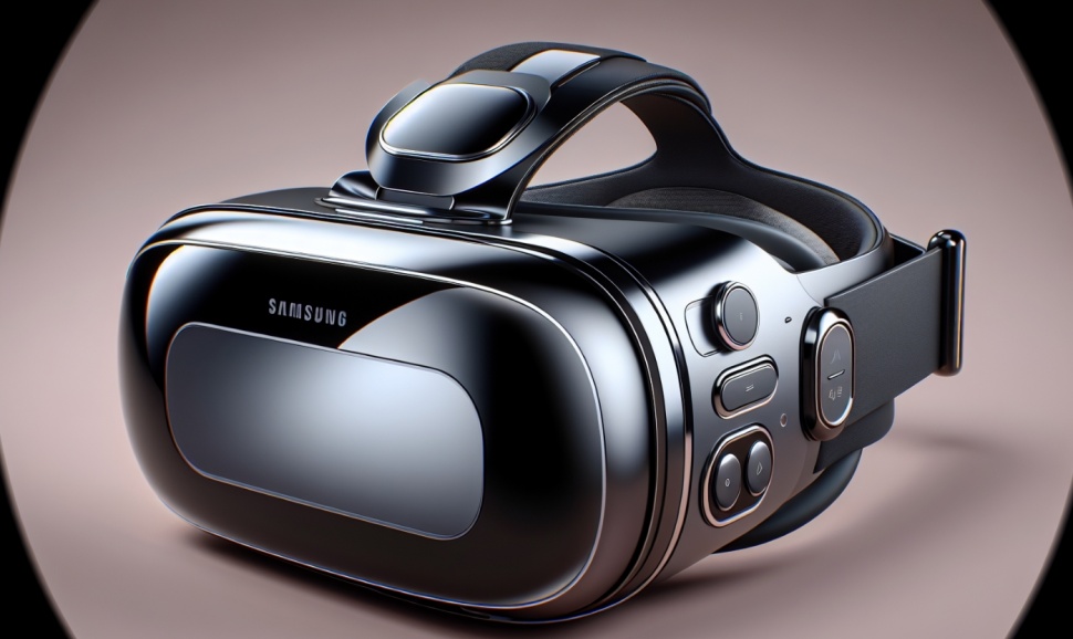 Render perangkat VR Samsung. (Notebookcheck via DALL-E 3)