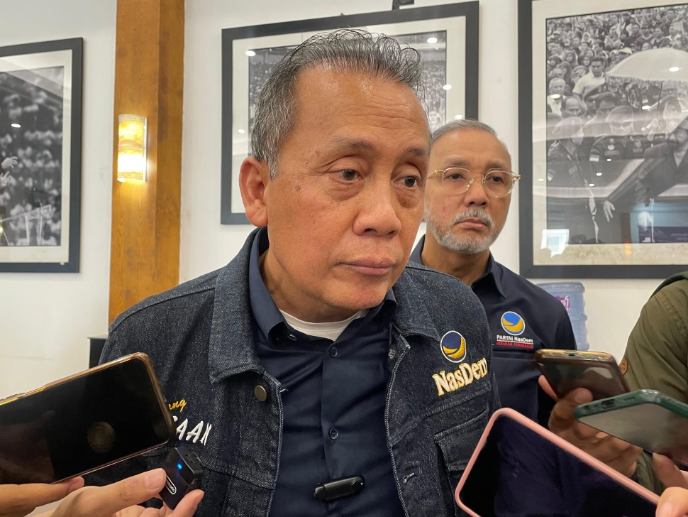 Wakil Ketua Umum Partai NasDem Saan Mustopa. [Suara.com/Dea]