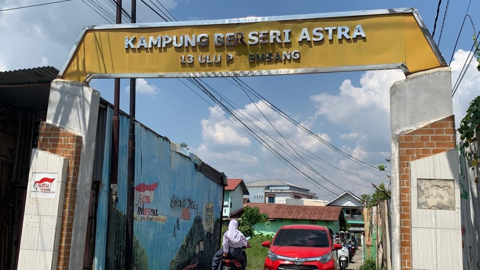 Kampung berseri Astra 13 Ulu Palembang [Suara.com/Tasmalinda]