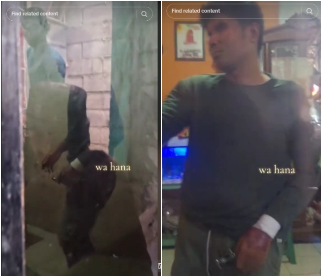 Agus Salim bisa berjalan sendiri (TikTok)