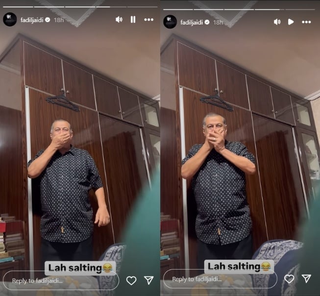 Pak Muh salah tingkah dibalas Maarten Paes (Instagram)